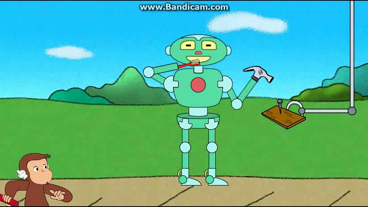 Curious George full episode Build A ROBOT Game For Kids Cartoons 2014-5fiZyGrnYY4