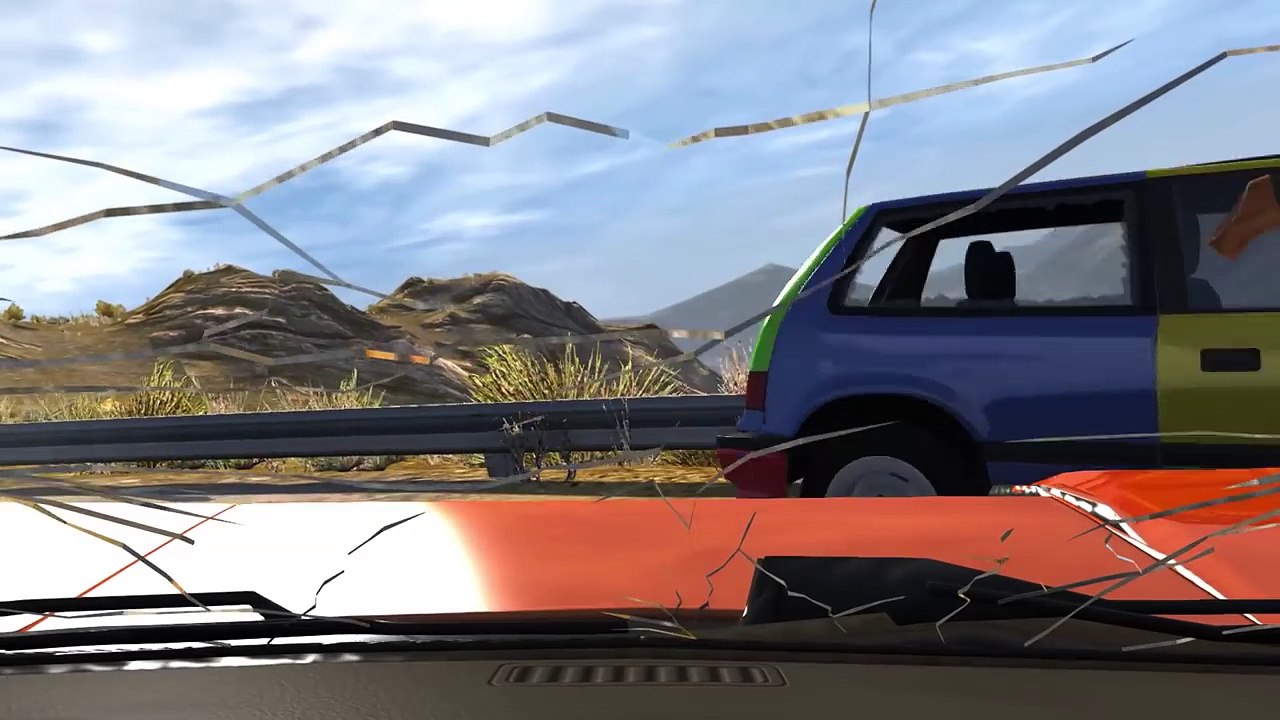 BeamNG. Drive - Best Of Dashcam Crashes 2016