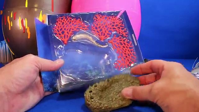 GIANT Surprise Shark Eggs with Toy Sharks, Sea Animals, Octopus Wildlife Toys by Schleich