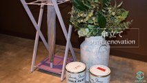 ホームセンターの傘立てをアンティーク調に★Painted umbrella stand