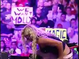 Bra & Panties Match Torrie Wilson, Candice Michelle and Victoria vs Trish Stratus and Ashley