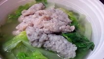 Lettuce Dace Fish Cake Soup | Hong Kong Street Food | 生菜魚肉 : ASMR / Mukbang ( Eating Sounds )