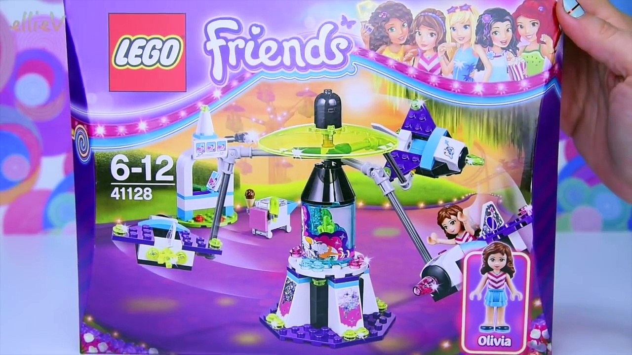 Lego Friends Amusement Park Space Ride Build Review Silly Play - Kids Toys