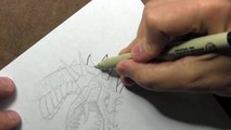 5 Ways to Ink the Same Drawing: Narrated Inking Tutorial