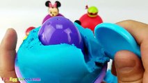 Learn Colors Play-Doh Superhero Mickey Elsa Ice Cream Kids Finger Family Nursery Rhyme Eggs Surprise