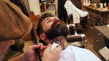 Short Beard Trim With Disconnected Mustache | Carlos Costa