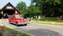 Lots and lots of fire trucks - Antique Fire Truck Parade Frankenmuth Michigan GLIAFAA