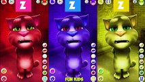 Learn ABC Letters and Alphabet with Talking Tom Cat - ABC Alphabet for Children Kids Baby Play Video