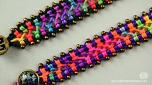 Easy Criss-Cross Bracelet Tutorial