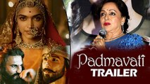Hema Malini REACTS On Deepika Padukone Rani Padmavati Look In Padmavati