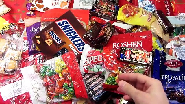A Lot Of Sweets, Candy, M&Ms, Snickers, Milky Way, Nesquik, Mars!