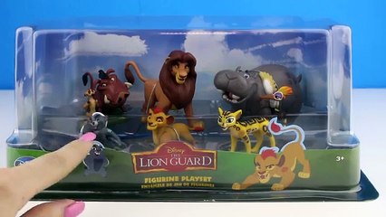 Disney Junior Lion Guard Figurine Playset - Kion Simba Fuli Bunga Beshte, Ono, Timon & Pumba Toys