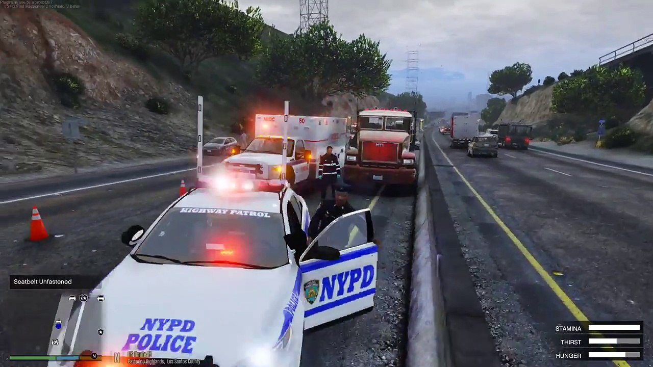 GTA 5 LSPDFR Police Mod 463 NYPD Highway Patrol & New York State