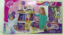 My Little Pony Castillo Canterlot con la Princesa Celestia y Spike juguetes My Little Pony toys