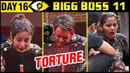 Hina Khan, Vikas Gupta Victim Of TORTURE  Bigg Boss 11 Day 16 – Episode 16  Full Episode Update