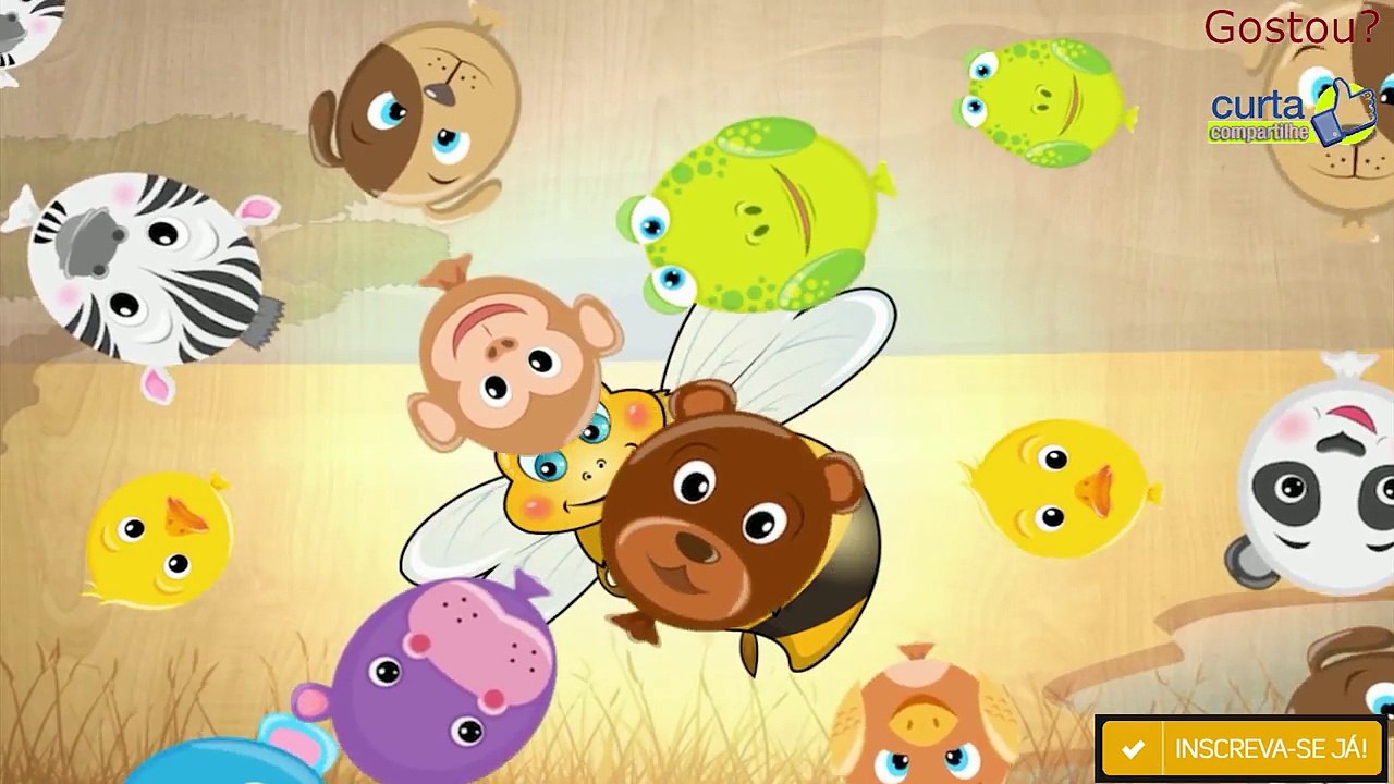 som dos animais / como é o som / crianças aprender animais / joguinho infantil em português