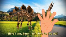 Finger Family Shark VS Dinosaur Skeleton | Dinosaur Rhymes Learning Song | Hulk Spiderman Elsa olaf
