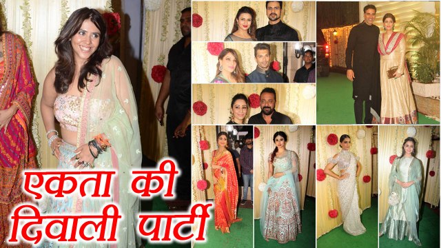 Ekta Kapoor Diwali Party: Alia Bhatt, Akshay Kumar, Twinkle, Sonam, TV stars attend | FilmiBeat