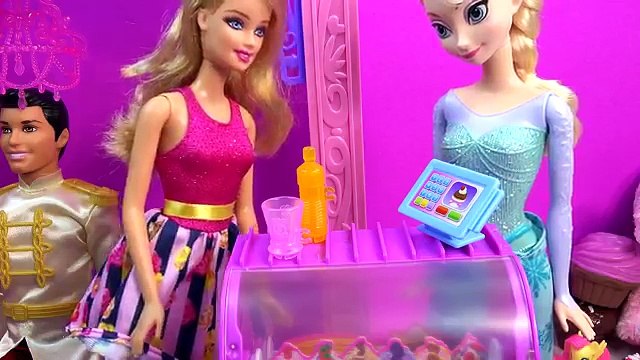 Disney Frozen Queen Elsa Barbie Doll Shopkins Season 2 Malibu Ave Bakery Life in the Dreamhouse Play