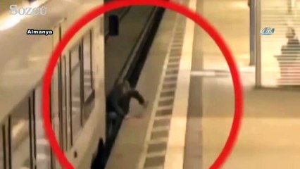 Metroda dehşet anları!