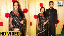 Pregnant Esha Deol Looks Adorable At Ekta Kapoor’s Diwali Party