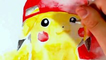 Cómo Dibujar a Pikachu con acuarelas (Multicolor) | How to draw Pikachu | Pokemon