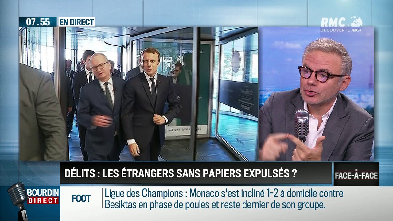 Brunet & Neumann : Les étrangers sans papiers expulsés en cas de délits ? - 18/10