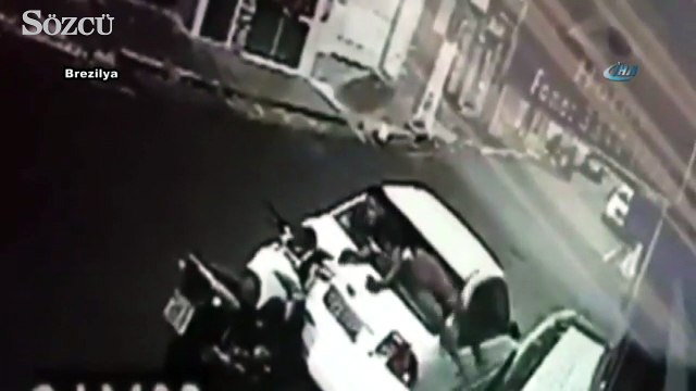 Önce çarptı sonra kaçtı