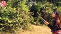 Incredible Brave Girl Catch Snake in Jungle - Amazing Brave Girl Vs Big Snake