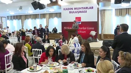 Kılıçdaroğlu, Kadın Muhtarlar Buluşması'nda Konuştu