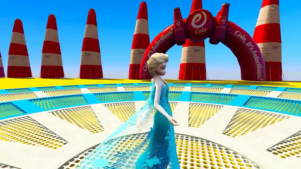 Learn Color & Number Motorcycles on Bus w/ Spiderman Cars Cartoon for Kids & Superheroes for Babies