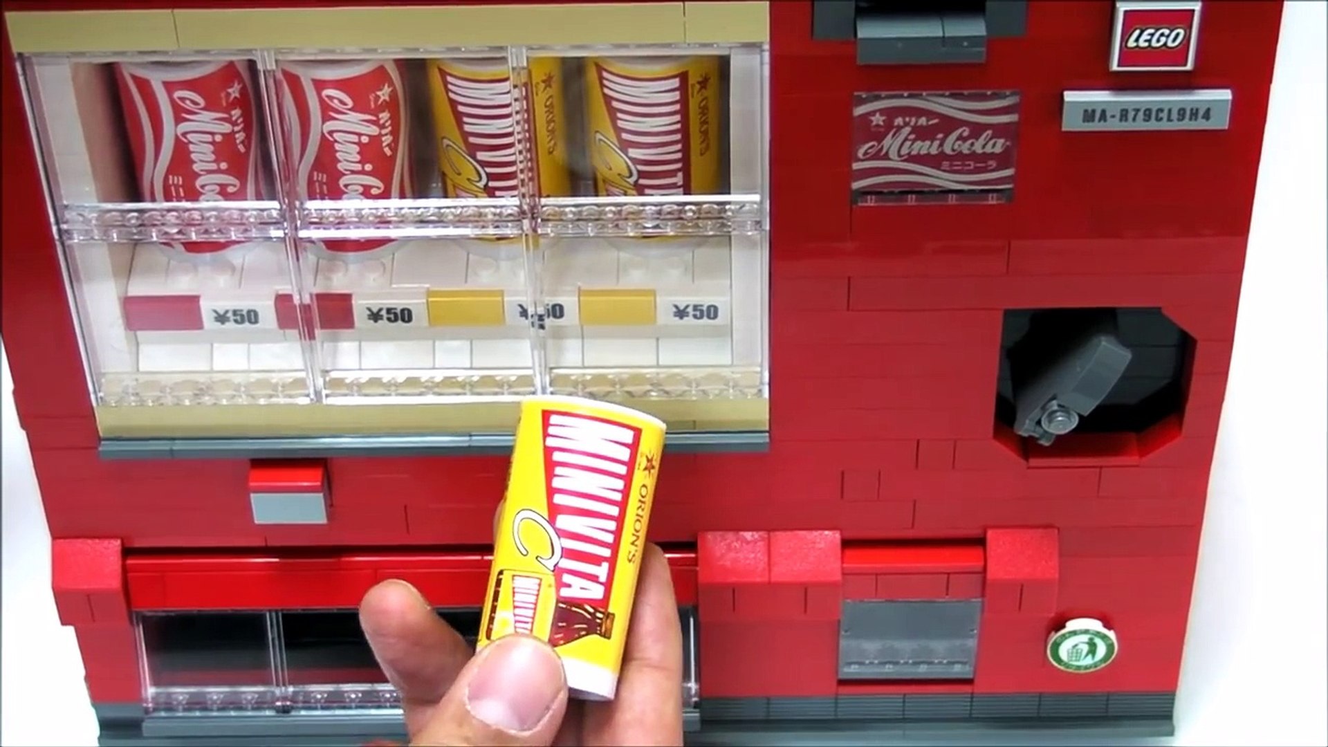 Nipe Lego Mini Cola Vending Machine レゴ ミニコーラ 自動販売機 Video Dailymotion