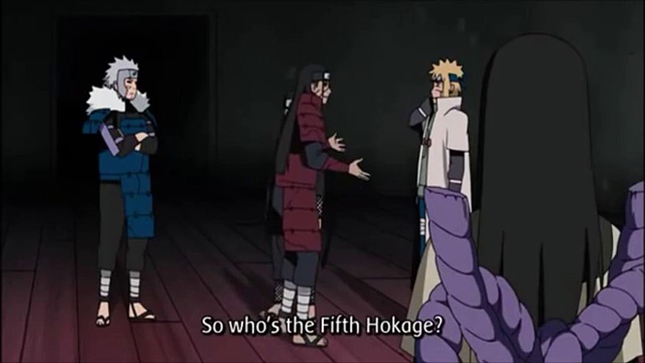 Hashirama finds out Tsunade is the fifth hokage Naruto shippuden 366