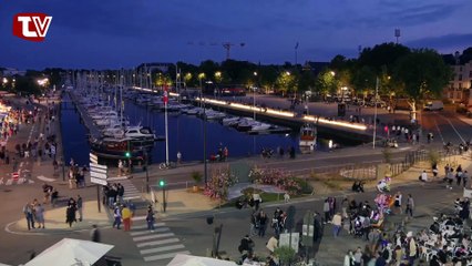 Time lapse : La brasserie "Le Gambetta" à Vannes vous offre cet instant "fenêtre sur port" !