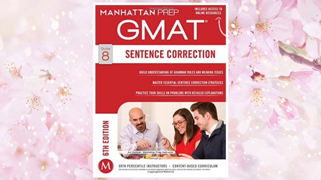 Download PDF GMAT Sentence Correction (Manhattan Prep GMAT Strategy Guides) FREE