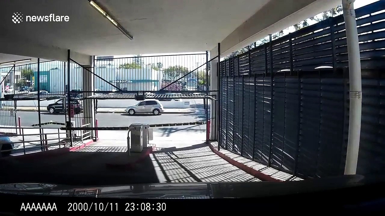 Driver loses control, crashes through wall and into a store