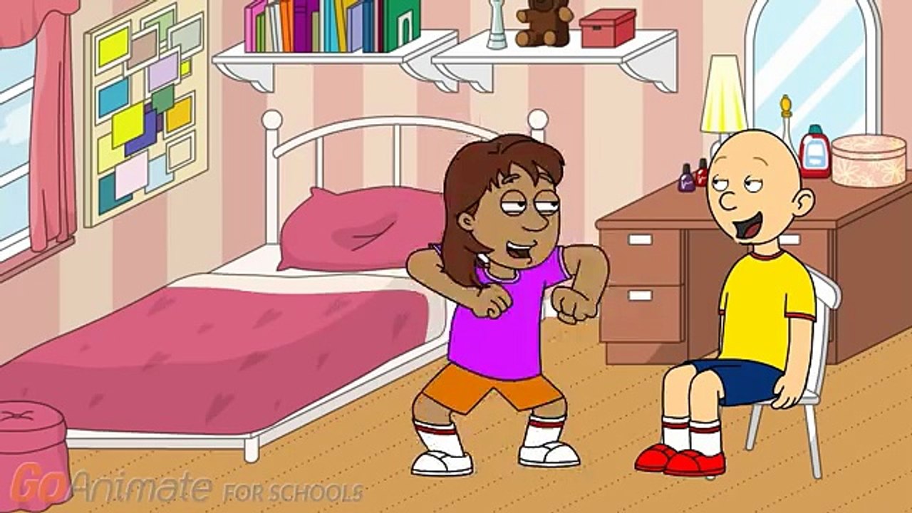 Caillou Makes a Fake EAS Alert/Grounded