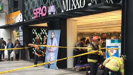 강남역 인근 상가에 차량 돌진...6명 다쳐 / YTN