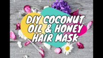 DIY Coconut Oil Honey Hair Mask
