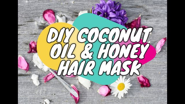 DIY Coconut Oil Honey Hair Mask