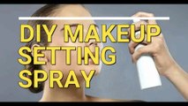 DIY Makeup Setting Spray