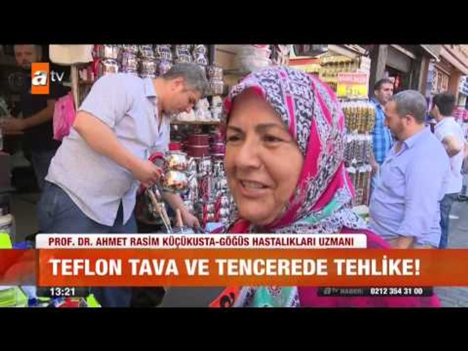 Mutfakta "teflon" tehlikesi - atv Gün Ortası Bülteni