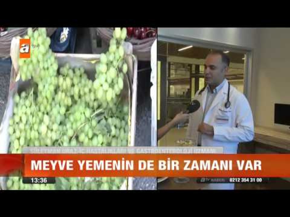 Zamansız meyve şişmanlatıyor - atv Gün Ortası Bülteni