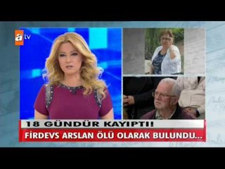 18 gündür kayıptı! Firdevs Arslan ölü olarak bulundu... Müge Anlı İle Tatlı Sert 09 Mart 2017 - atv