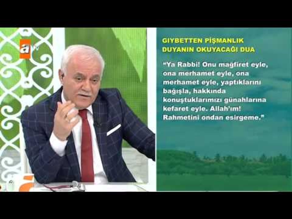 Gıybetten pişmanlık duyanın okuyacağı dua - Nih...