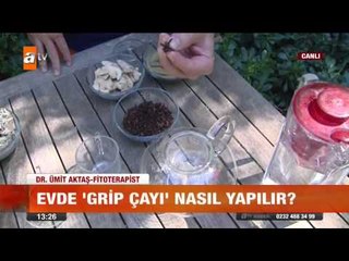 Mevsim geçişleri için grip çayı - atv Gün Ortası Bülteni