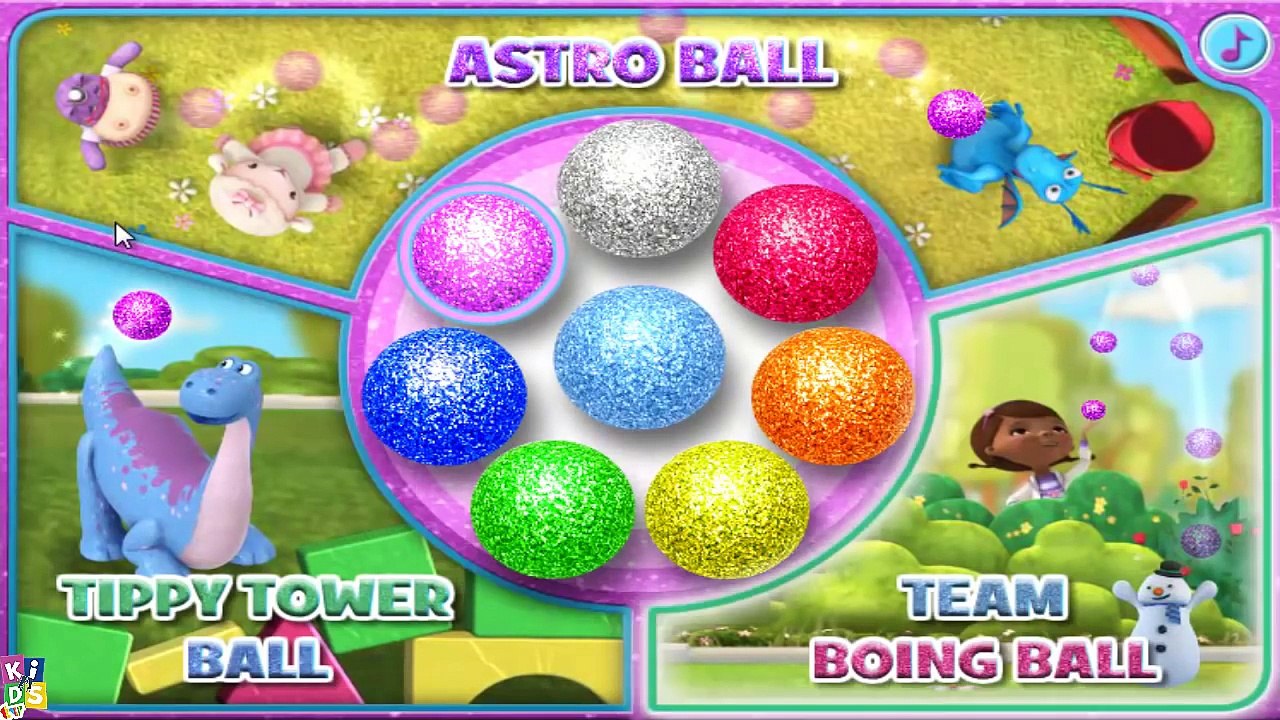 Doc McStuffins Sparkly Ball Sports - Doc McStuffins Games