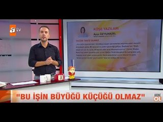 "Bu işin büyüğü küçüğü olmaz" - atv Kahvaltı Haberleri