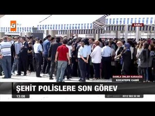 Şehit polislere son görev - atv Gün Ortası Bülteni