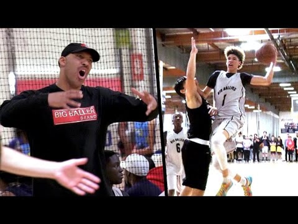 LaMelo Ball at Point & Lavar as Coach! Melo 38 POINTS in AAU Opener with Big Ballers!